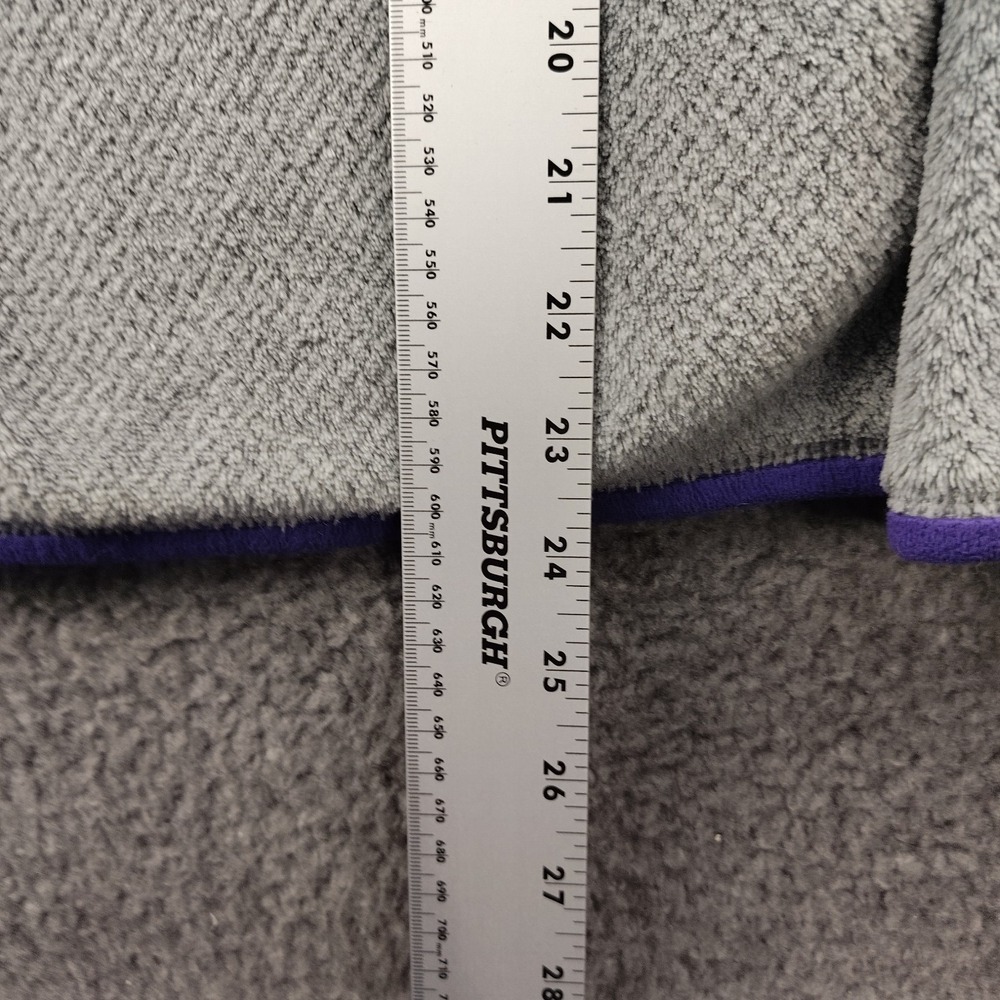Patagonia Women's Re-Tool Snap-T Pullover grey purple Size medium Polartec - Picture 4 of 8